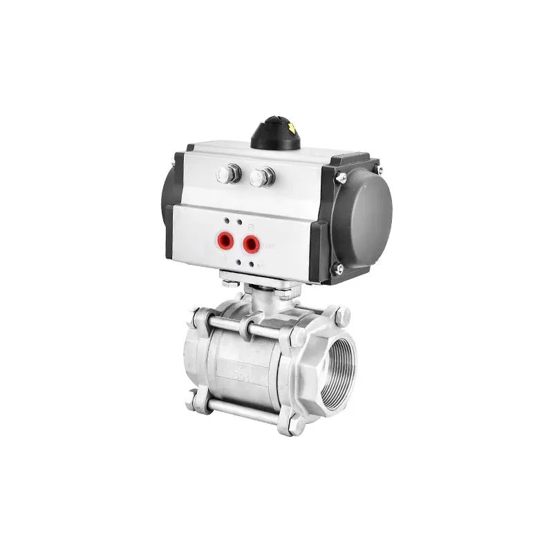 Pneumatic asye pur valv boul
